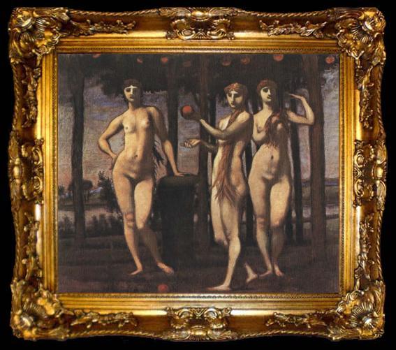 framed  Marees, Hans von The Hesperides triptych, ta009-2